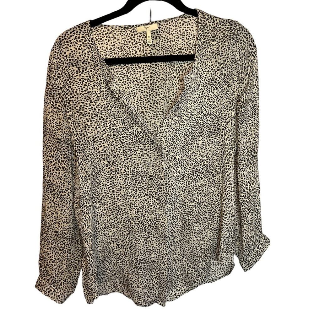 Joie Purine Silk Button Front Blouse, size XS